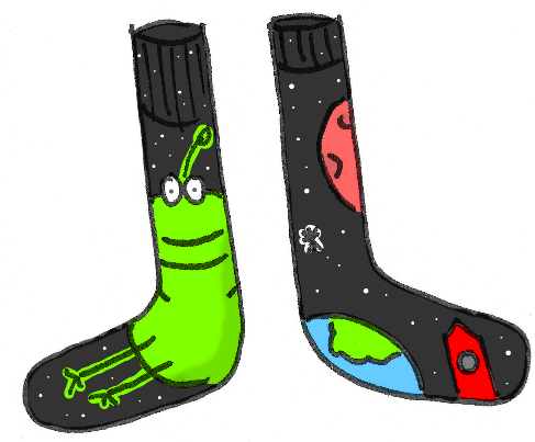 Spacey socks